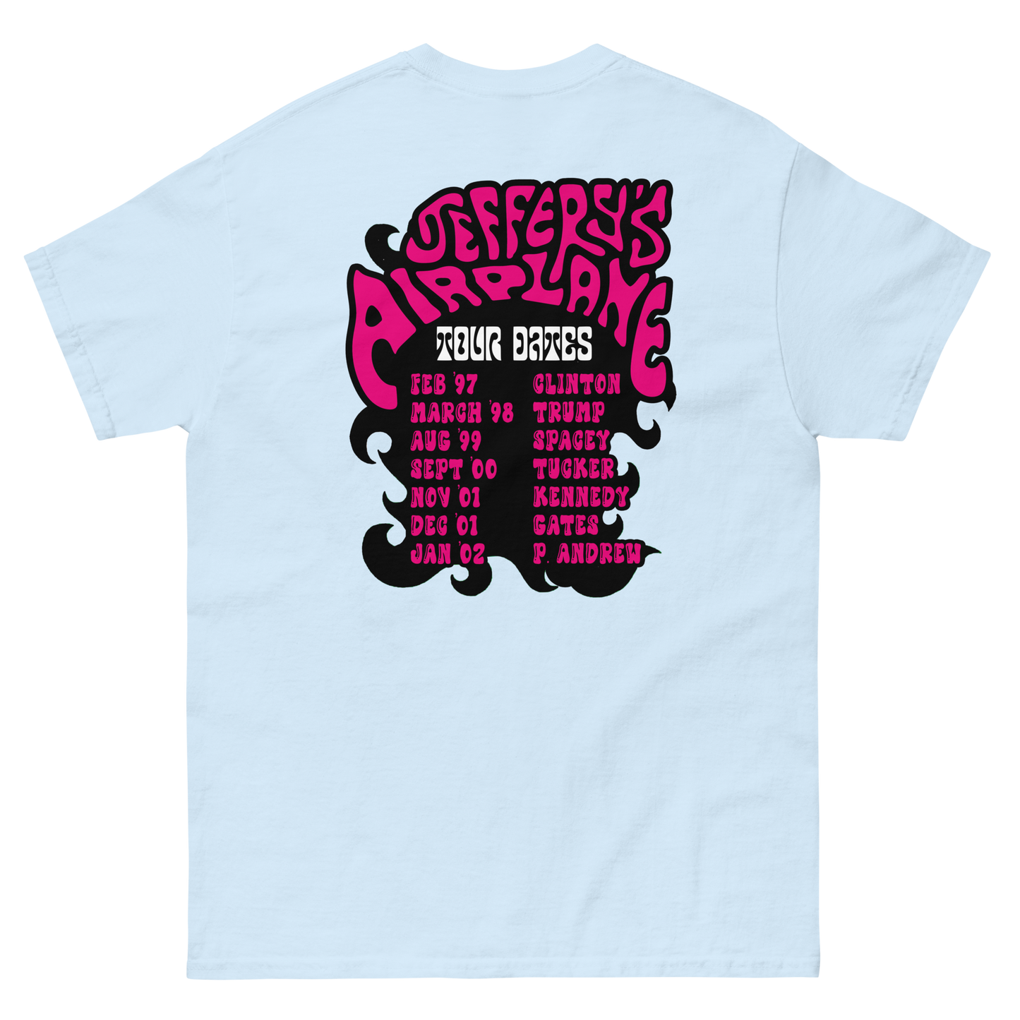 Jefferey's Airplane World Tour 2019.