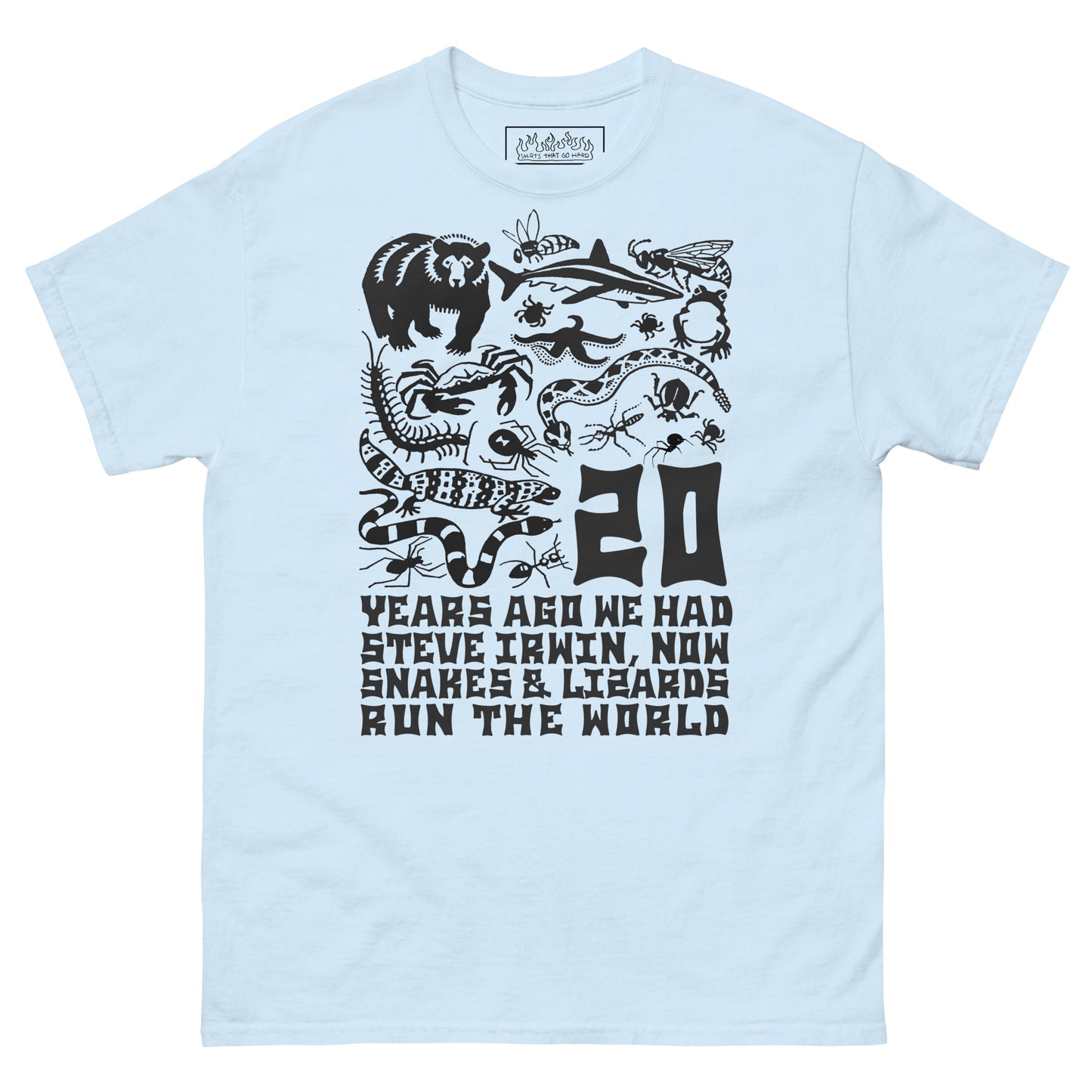 20 Years Ago We Had Steve Irwin, Now Snakes And Lizards Run The World.