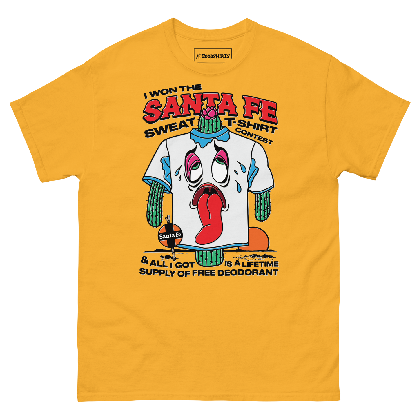 I Won The Santa Fe Sweat T-Shirt Contest & All I Got Is A Lifetime Supply Of Free Deodorant.