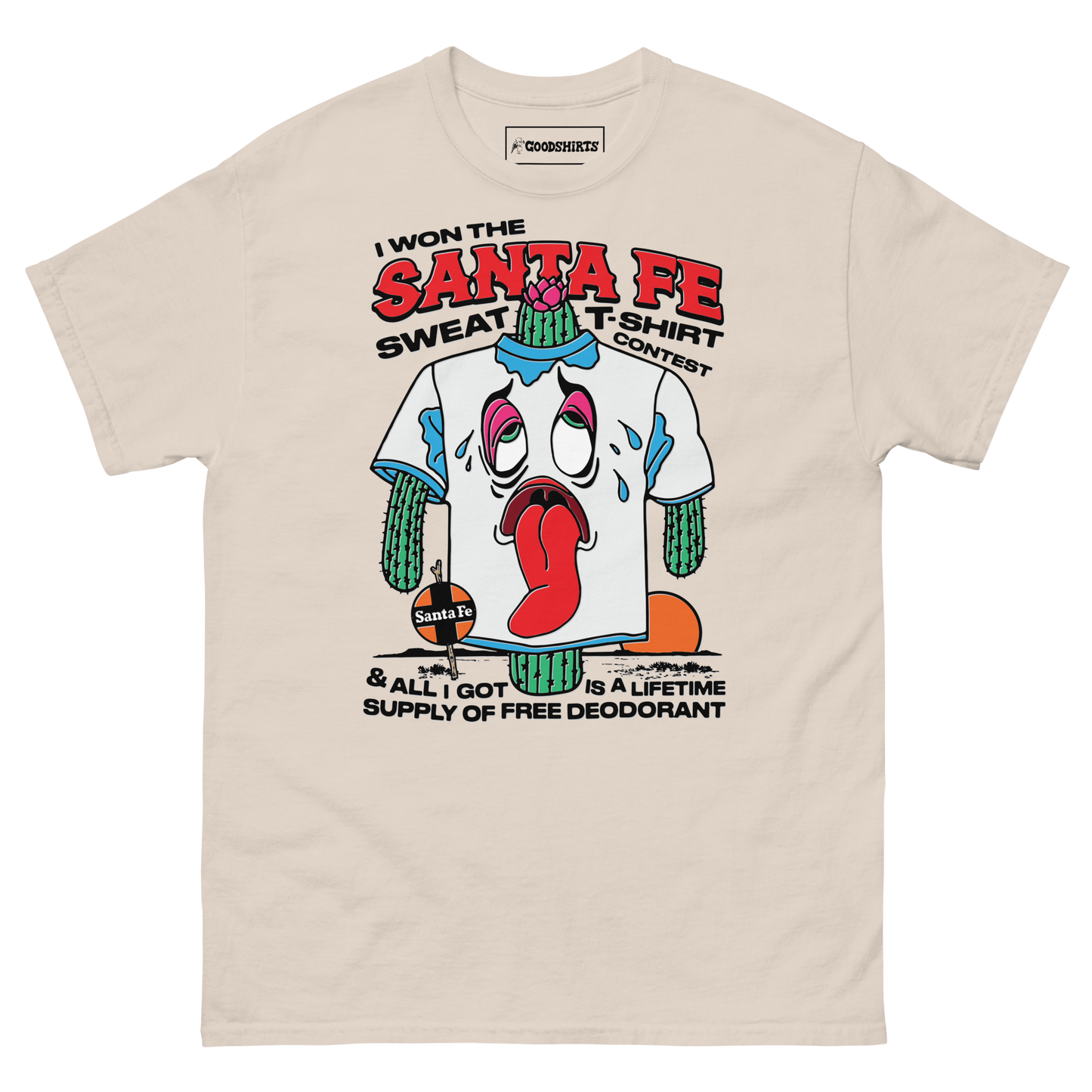 I Won The Santa Fe Sweat T-Shirt Contest & All I Got Is A Lifetime Supply Of Free Deodorant.