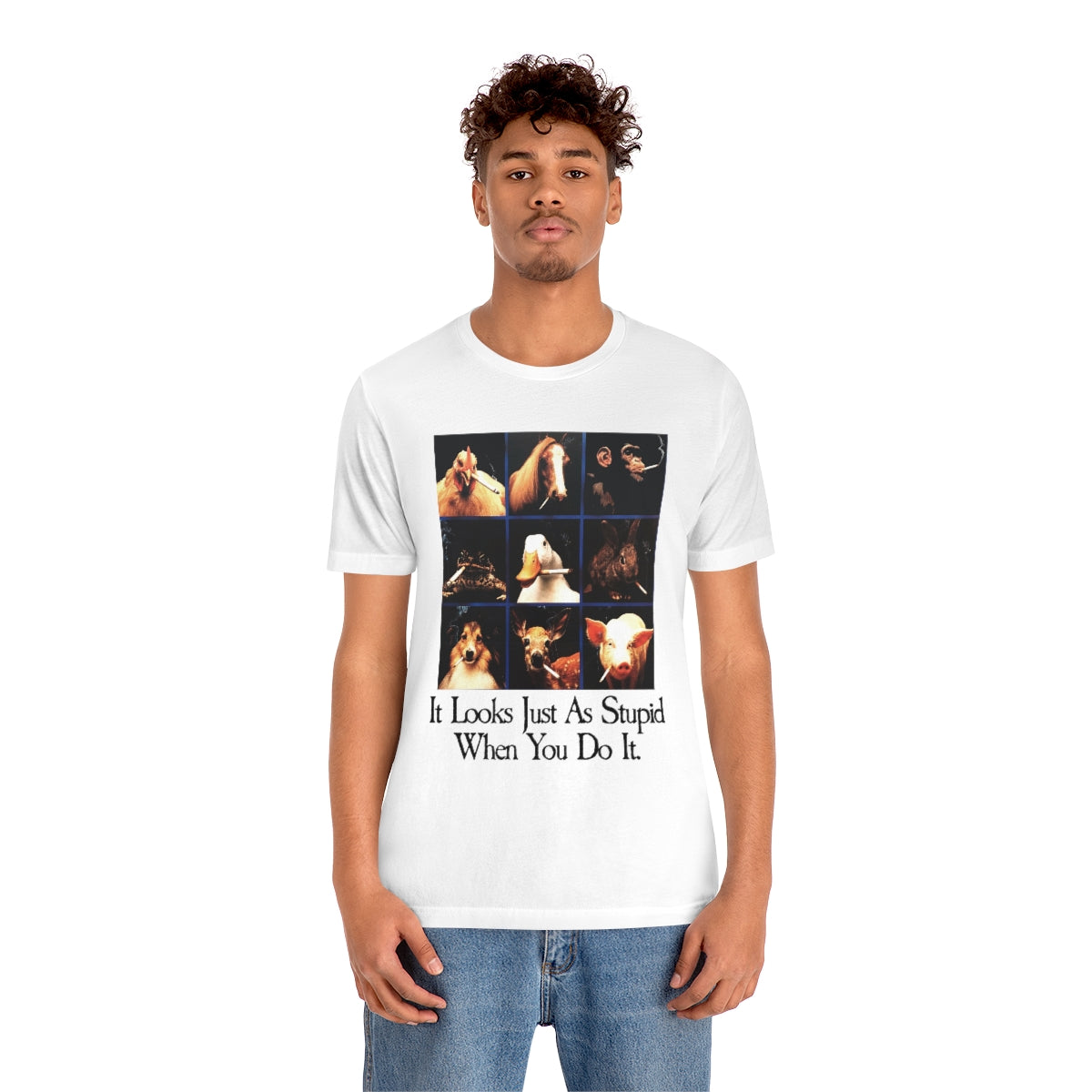 It looks just as stupid when you do it.