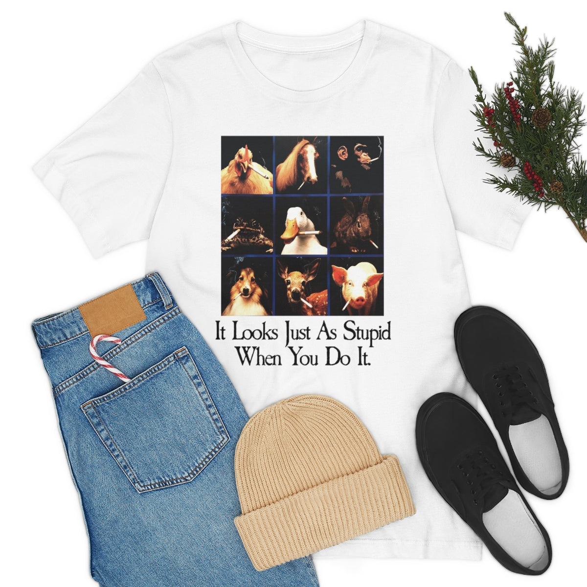 It looks just as stupid when you do it.