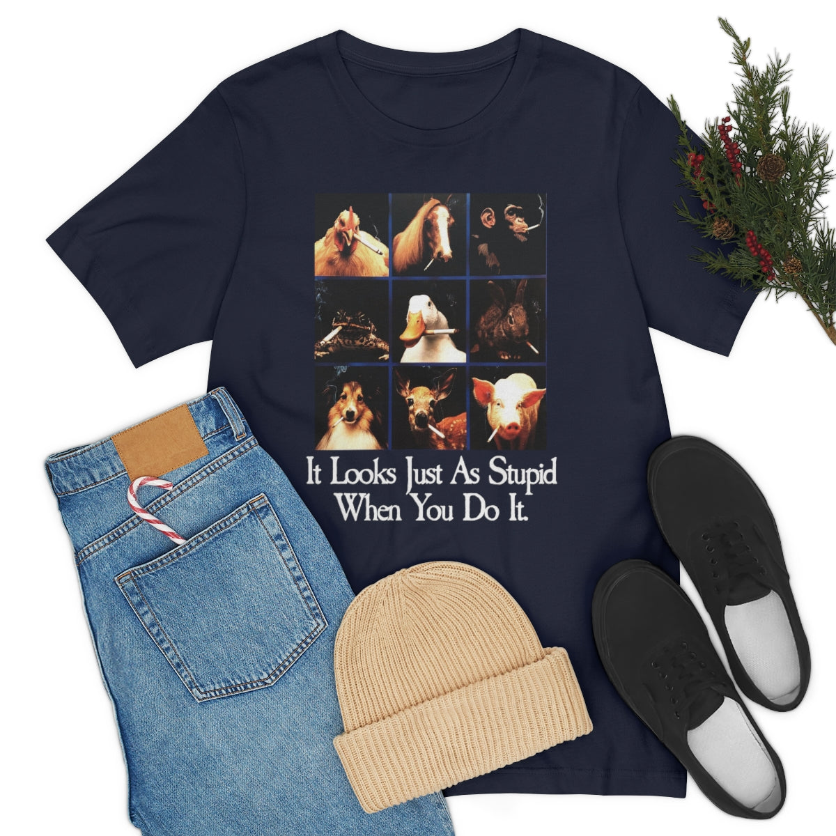 It looks just as stupid when you do it.