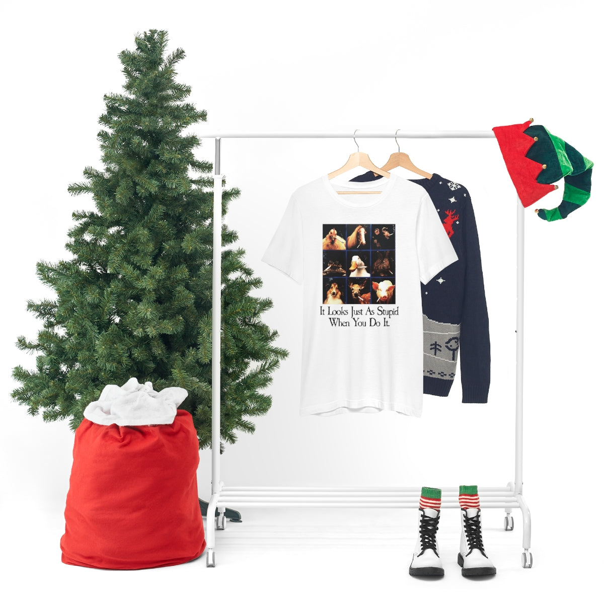 It looks just as stupid when you do it.