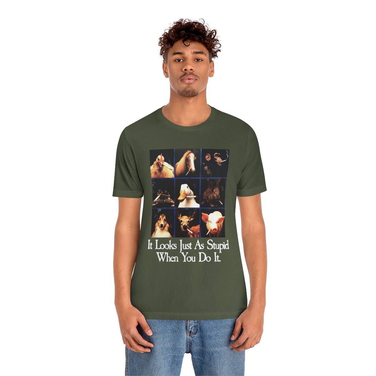 It looks just as stupid when you do it.