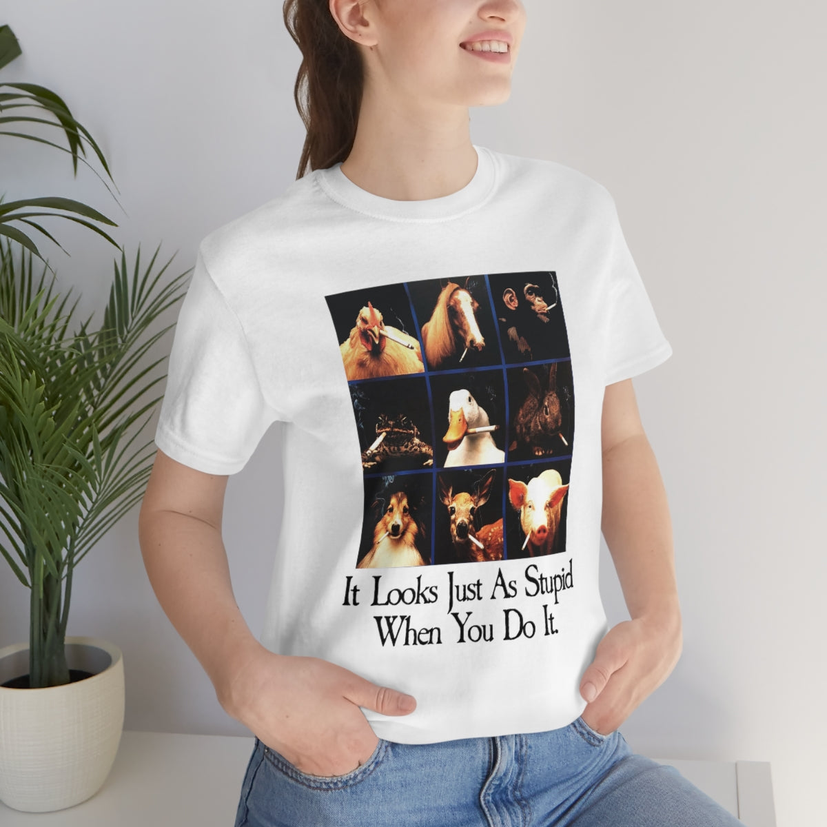 It looks just as stupid when you do it.