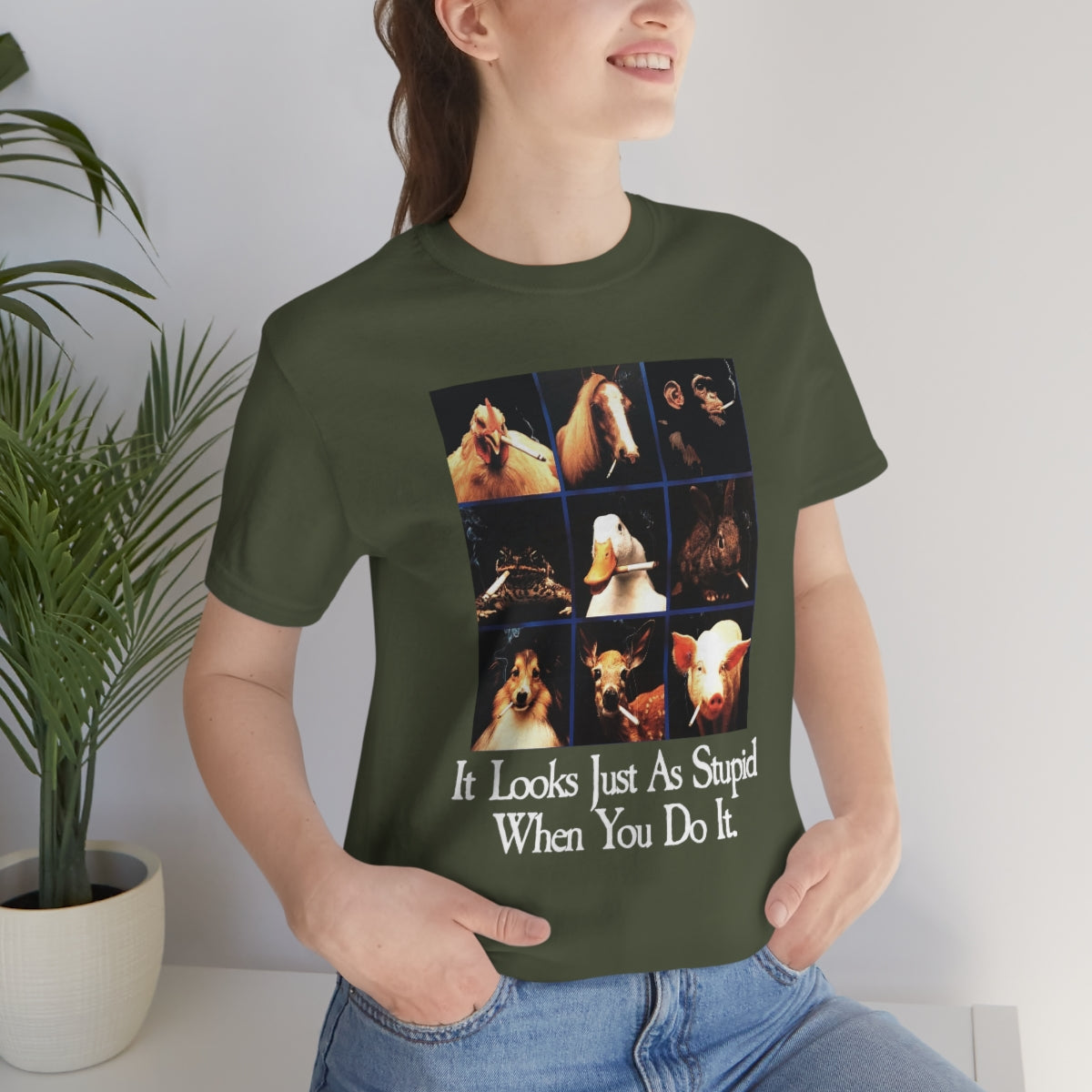 It looks just as stupid when you do it.