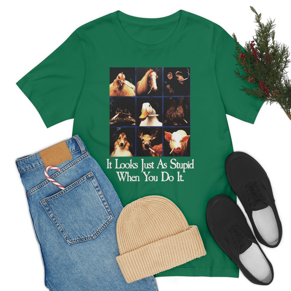 It looks just as stupid when you do it.