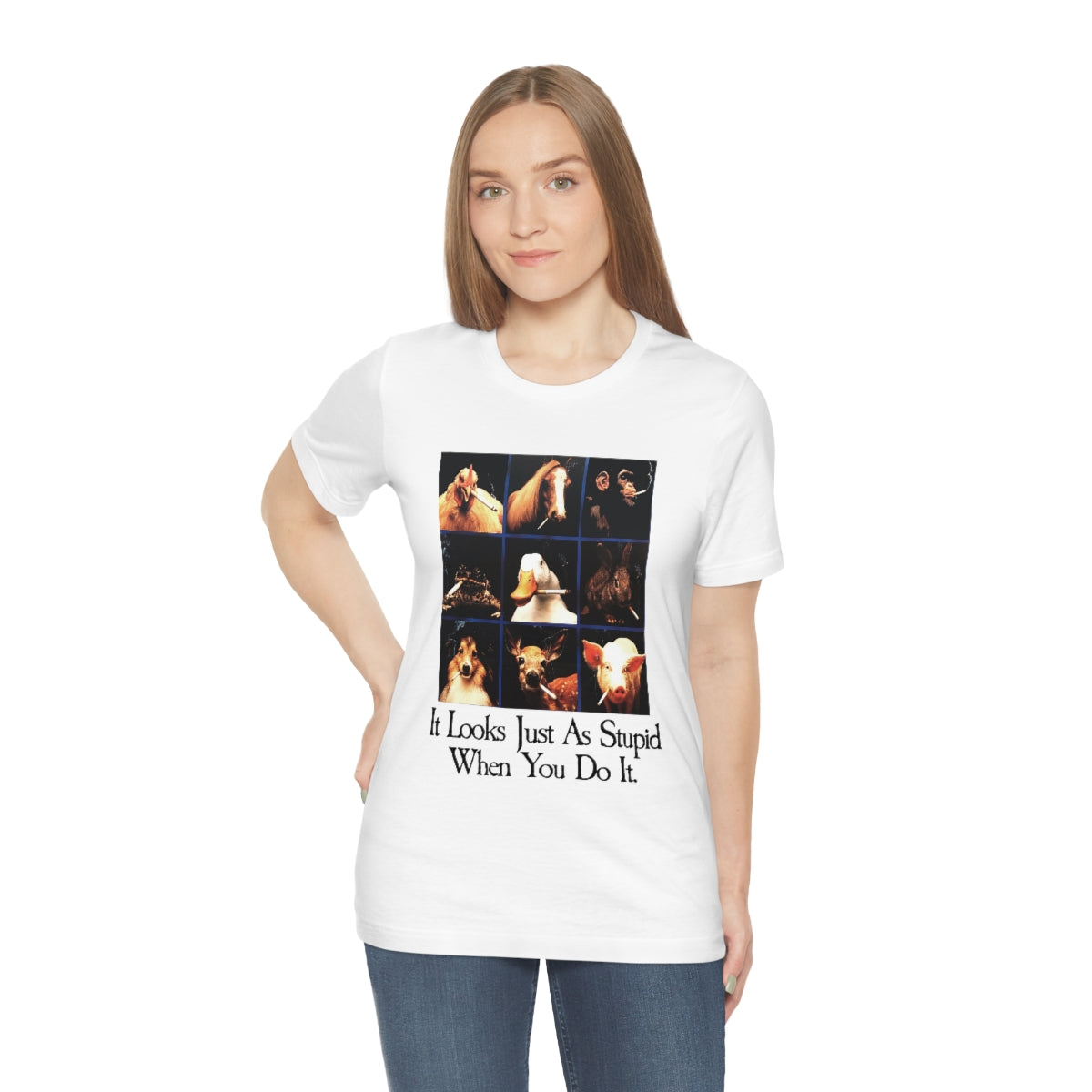 It looks just as stupid when you do it.