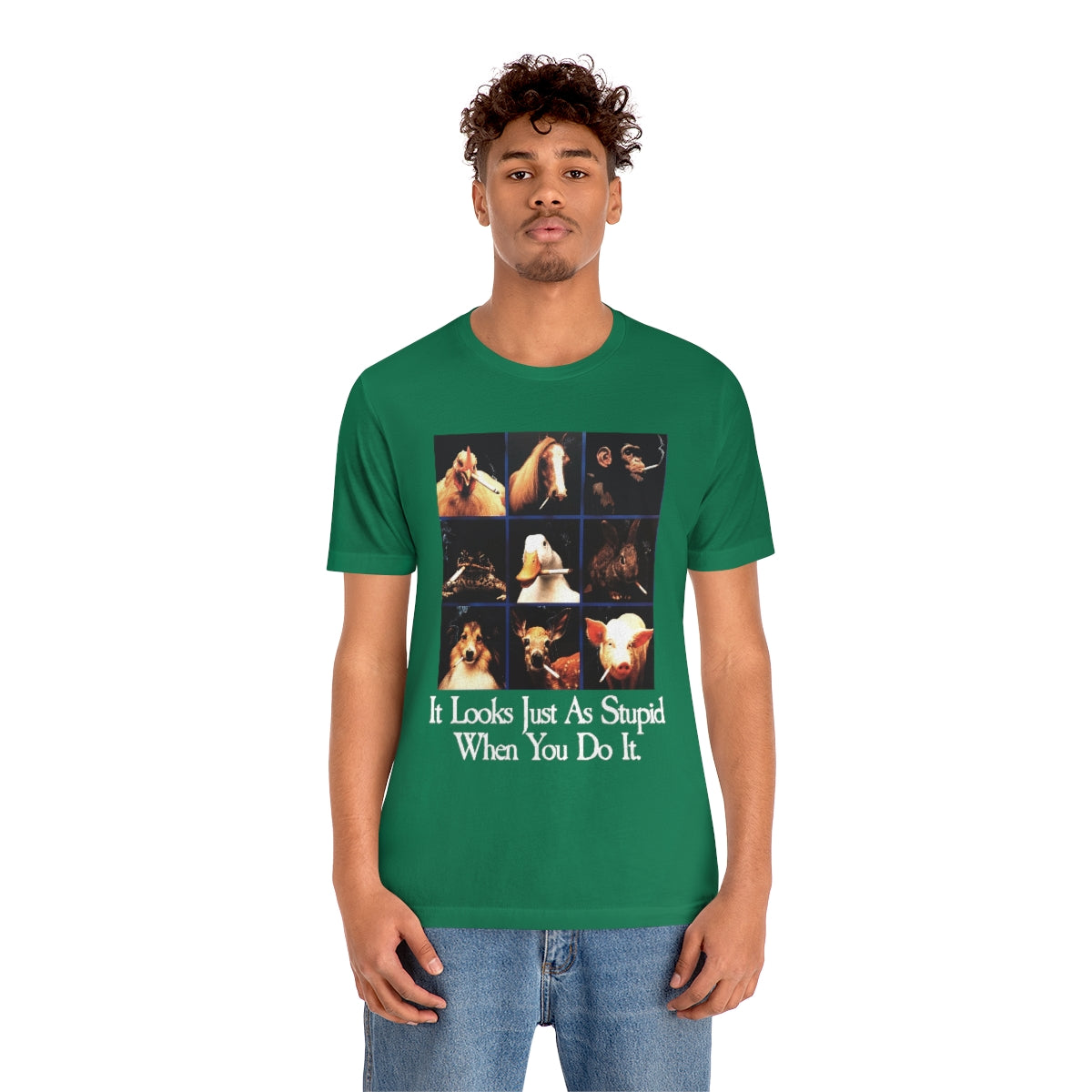 It looks just as stupid when you do it.