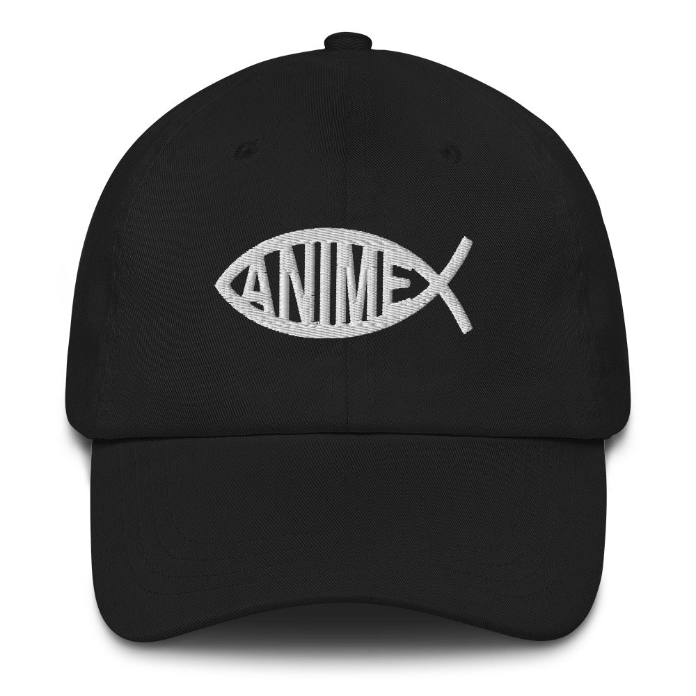 Anime Fish Dad Hat.