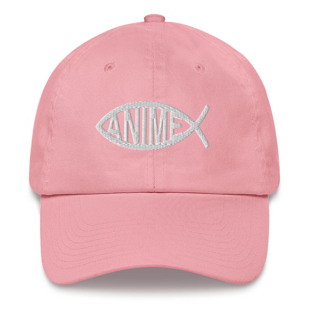 Anime Fish Dad Hat.