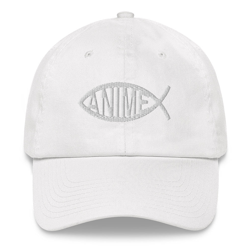 Anime Fish Dad Hat.