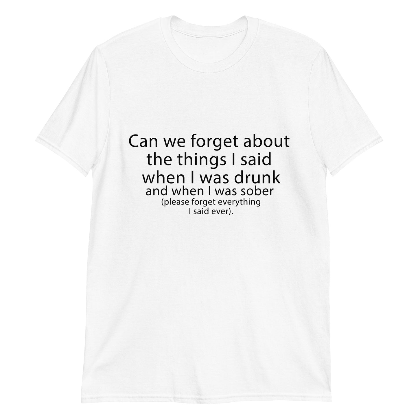 Can We Forget About The Things I Said When I Was Drunk.