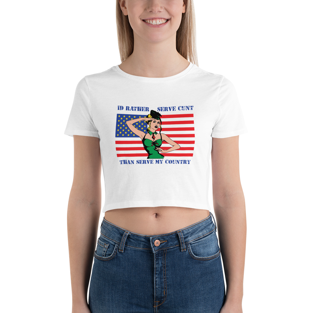 I'd Rather Serve Cunt Baby Tee.