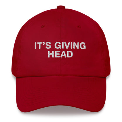 It's Giving Head Dad Hat.