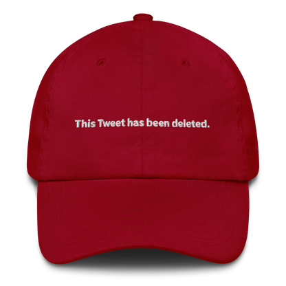 This Tweet Has Been Deleted Hat.