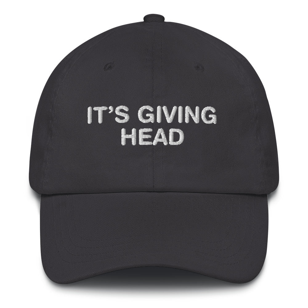 It's Giving Head Dad Hat.