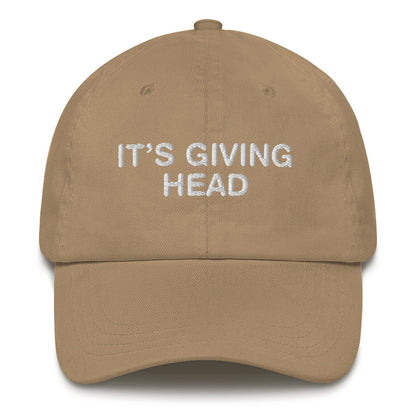 It's Giving Head Dad Hat.