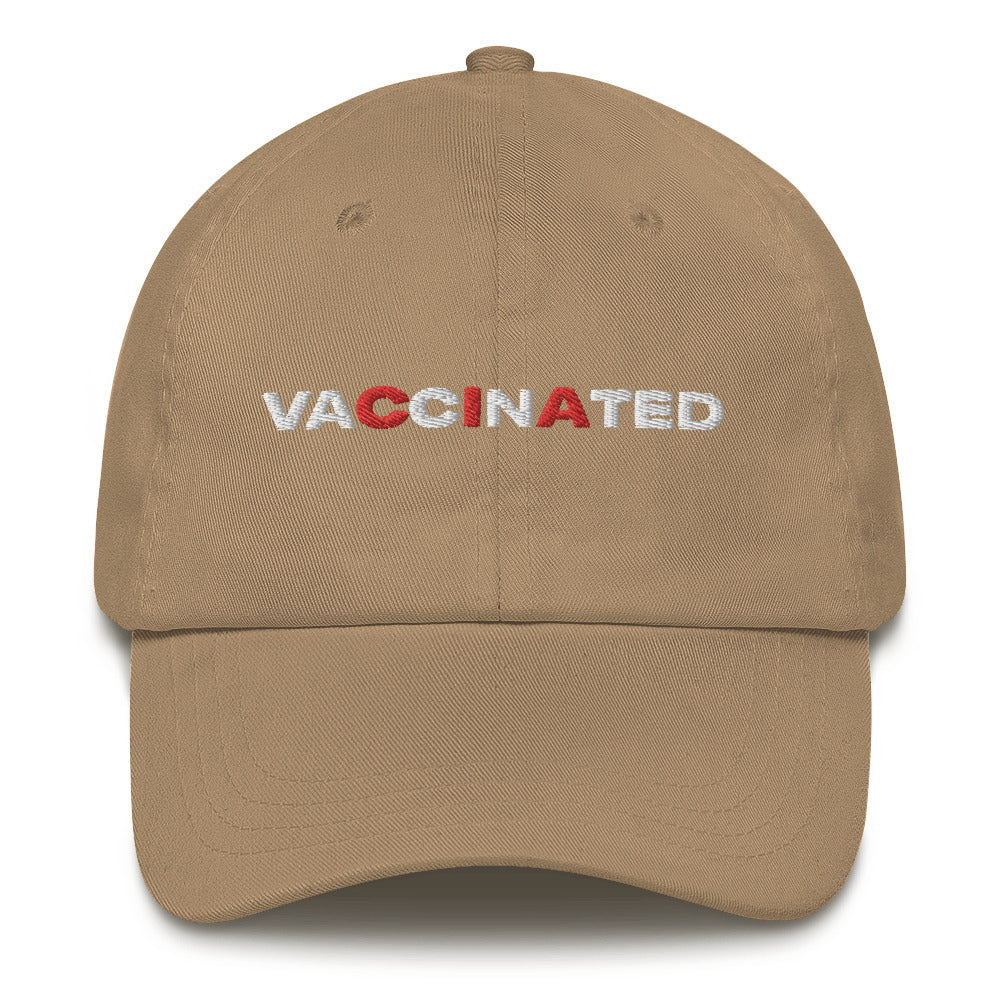 Vaccinated CIA Dad Hat.