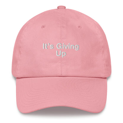 It's Giving Up Hat.