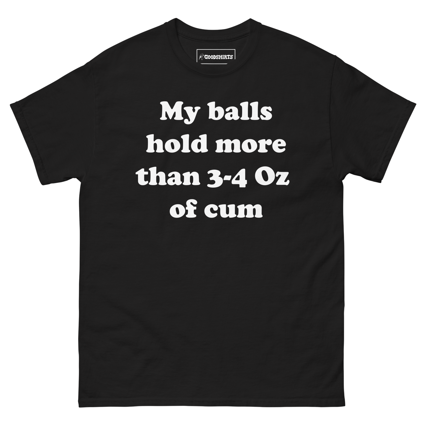 My Balls Hold More Than 3-4 Oz Of Cum.