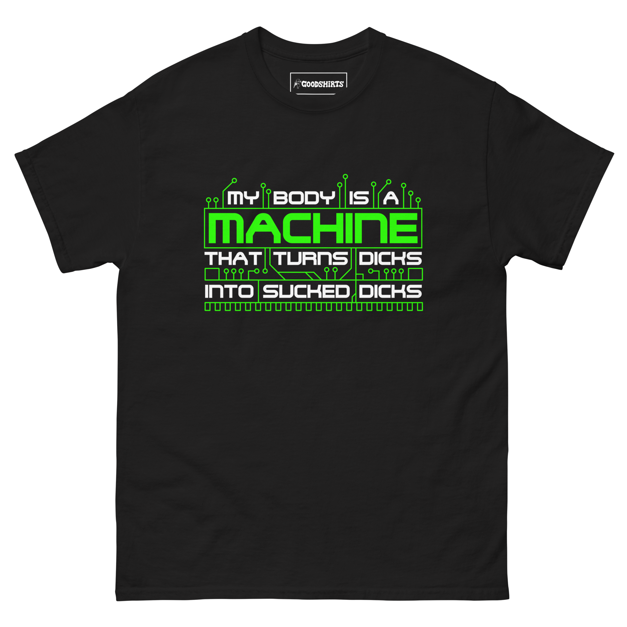 My Body Is A Machine That Turns Dicks Into Sucked Dicks. – Shirts That ...