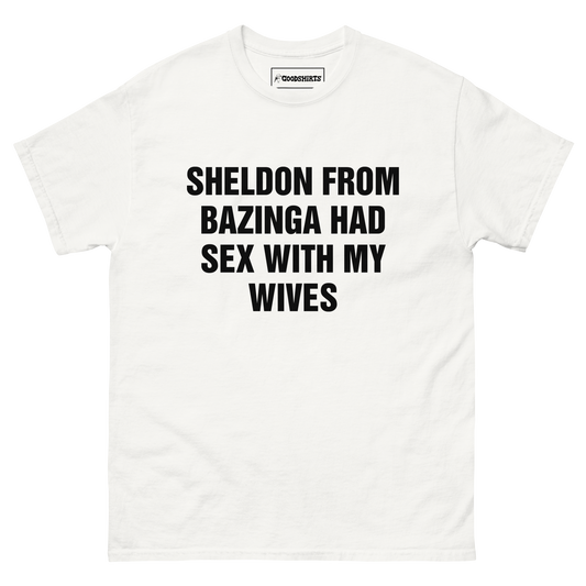 Sheldon From Bazinga Had Sex With My Wives.