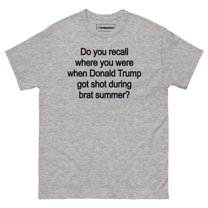 Do You Recall Where You Were When Donald Trump Got Shot During Brat Summer?