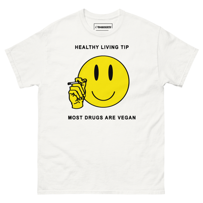 Healthy Living Tip, Most Drugs Are Vegan by Renaissance Man.