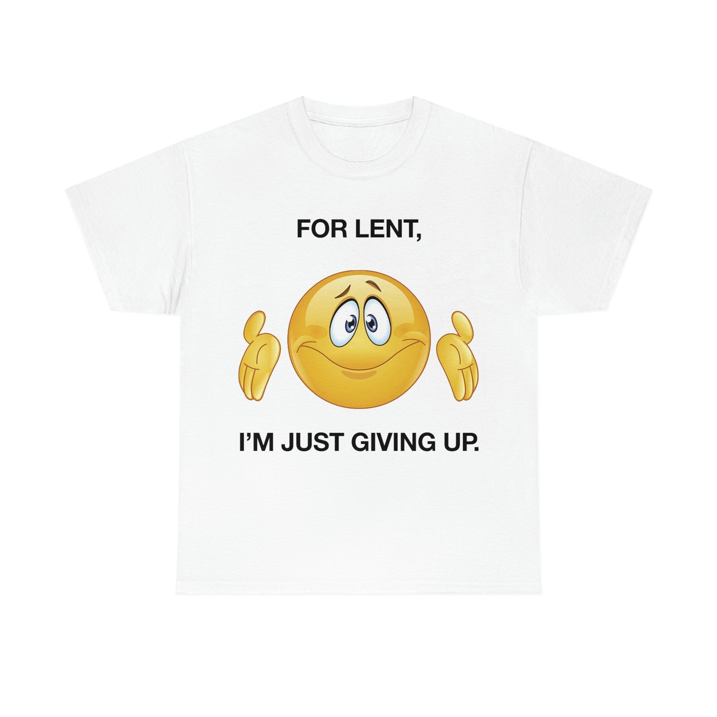 For Lent, I'm Giving Up.