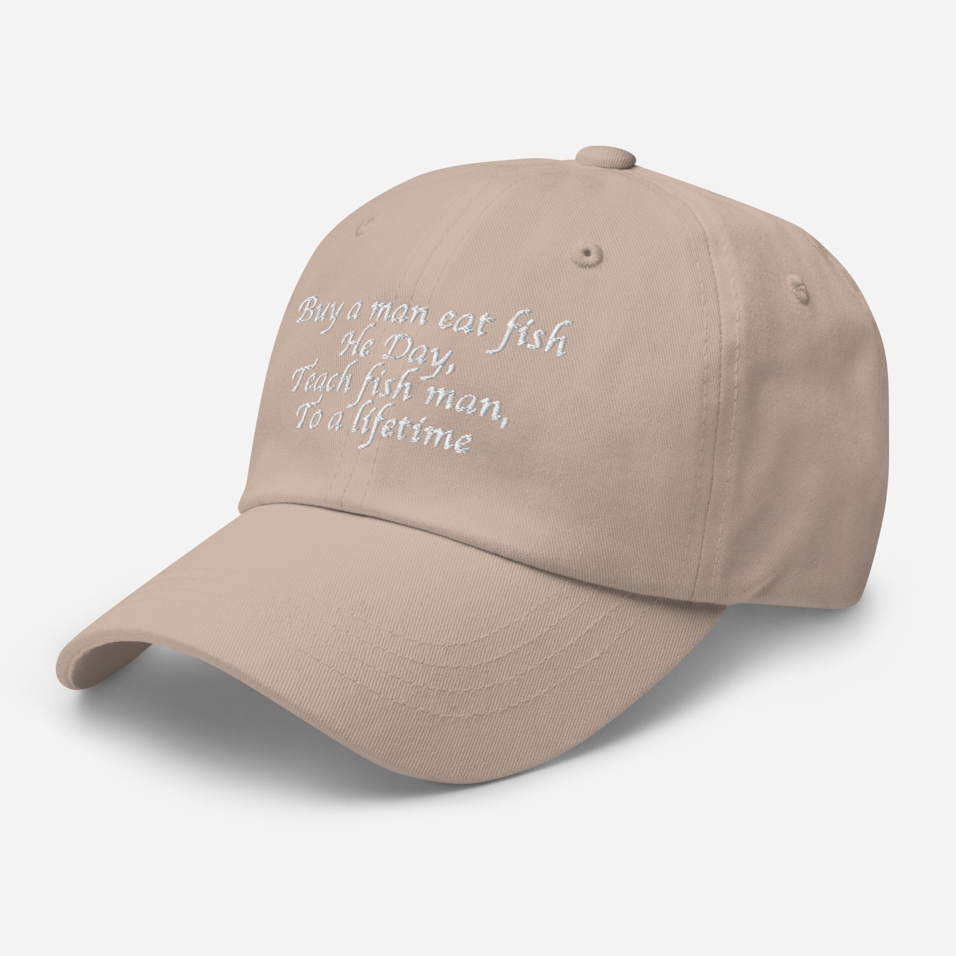 Buy A Man, Eat Fish Hat. – Shirts That Go Hard