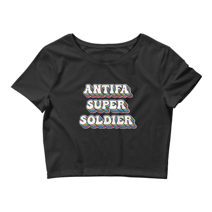 Antifa Super Soldier Baby Tee.